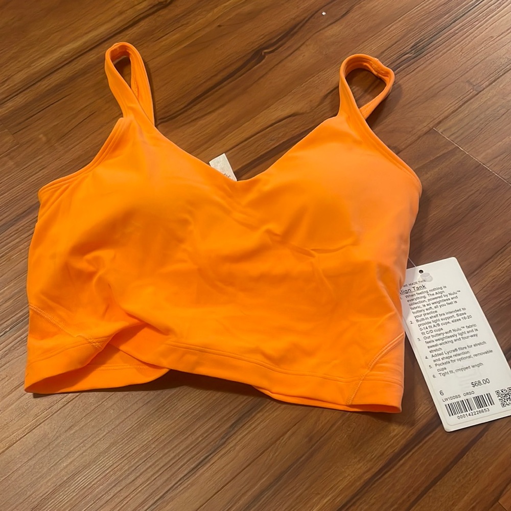 orange align tank